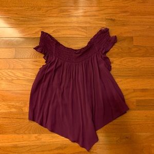 Off shoulder babydoll top